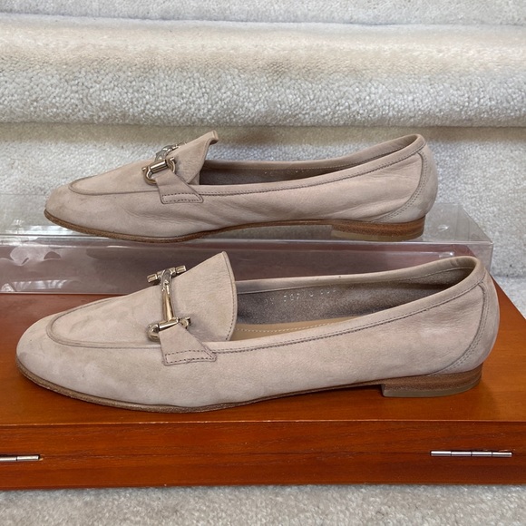 salvatore ferragamo nubuck leather loafers - Picture 3 of 16